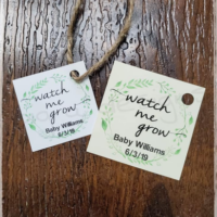 Watch Me Grow Favor Tags - Image 2