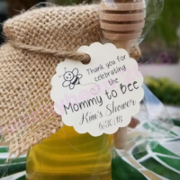 Mommy to BEE Baby Shower Favor Tags