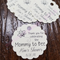 Mommy to BEE Baby Shower Favor Tags - Image 2