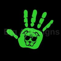 Pitbull Wave Sticker Decal for Mirror - Image 2