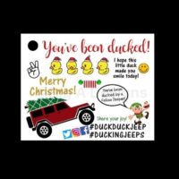 Christmas Tree and Elf Duck Tags - Image 2