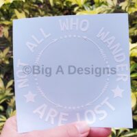 Not All Who Wander Are Lost Antenna Decal - Image 2
