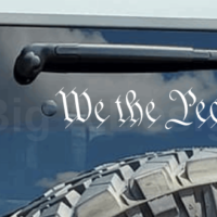 We the People Decal Sticker
