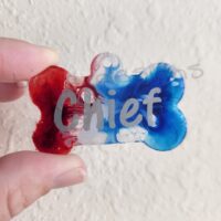 American Pride Ink Splatter Dog Tag - Image 2