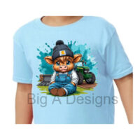 Boy's Country Cow Shirt, Toddler sizes - Image 2