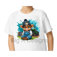 Boy's Country Cow Shirt, Toddler sizes - Image 3