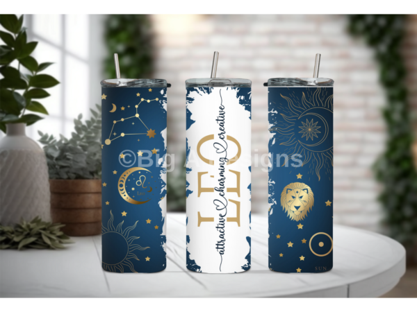 Zodiac Signs Tumbler, Astrology Tumbler - Image 3