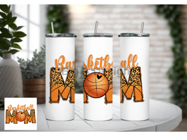 Cute Basketball Mom Tumbler